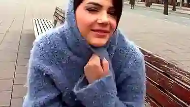 Красотка Valentina Nappi замерзла на улице и пошла ебаться в жопу